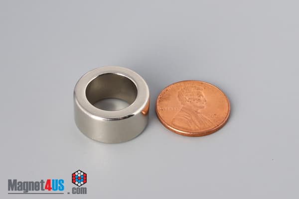 3/4" od x 1/2" id x 3/8" N45 Neodymium Ring Magnet