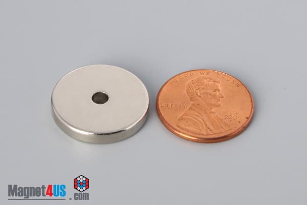 3/4" od x 1/8" id x 1/8" N42 Neodymium Ring Magnet - photo 1