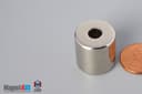 3/4" od x 1/4" id x 3/4" N45 Neodymium Ring Magnet - photo 3