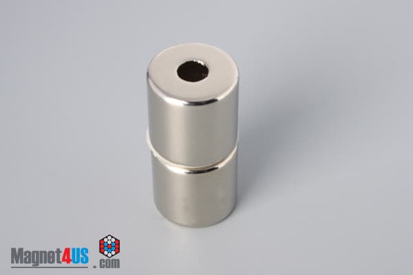 3/4" od x 1/4" id x 3/4" N45 Neodymium Ring Magnet - photo 4