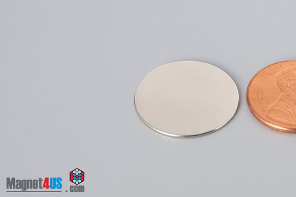 13/16" dia. x 1/32" N52 Neodymium Disc Magnet - photo 3