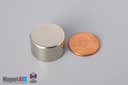 13/16" dia. x 1/2" N45 Neodymium Disc Magnet - photo 1