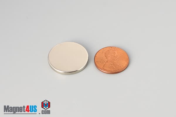 7/8" dia. x 1/16" N40 Neodymium Disc Magnet - photo 1
