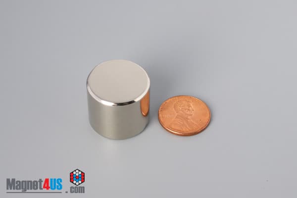 7/8" dia. x 3/4" N45 Neodymium Disc Magnet - photo 1