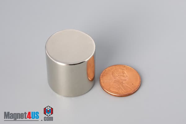 7/8" dia. x 7/8" N40 Neodymium Cylinder Magnet - photo 1