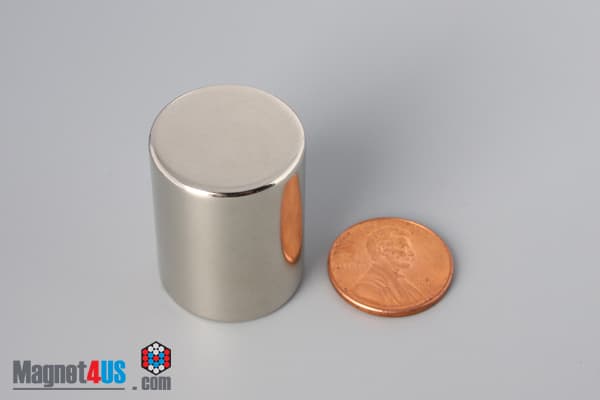7/8" dia. x 1 1/8" N45 Neodymium Cylinder Magnet - photo 1