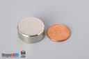 7/8" dia. x 3/8" N45 Neodymium Disc Magnet - photo 1
