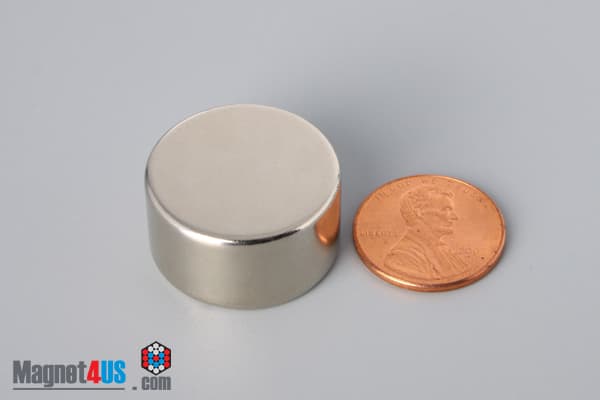 15/16" dia. x 1/2" N45 Neodymium Disc Magnet - photo 1