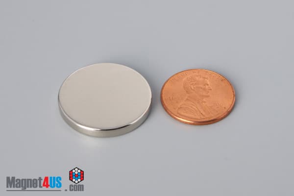 15/16" dia. x 1/8" N45 Neodymium Disc Magnet - photo 1