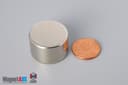 1" dia. x 5/8" N45 Neodymium Disc Magnet - photo 1