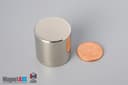 1" dia. x 1" N40 Neodymium Cylinder Magnet - photo 1