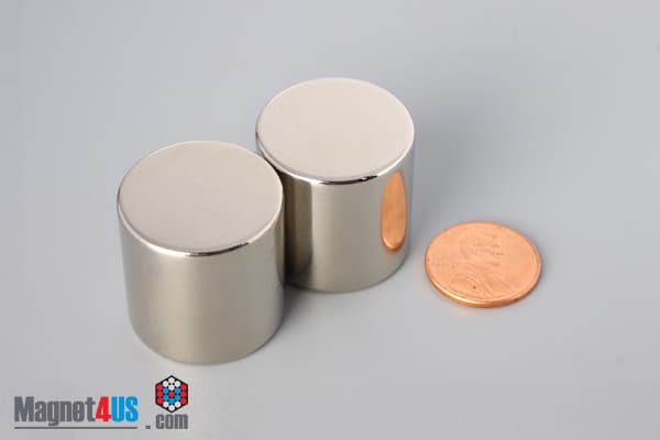 1" dia. x 1" N40 Neodymium Cylinder Magnet - photo 5
