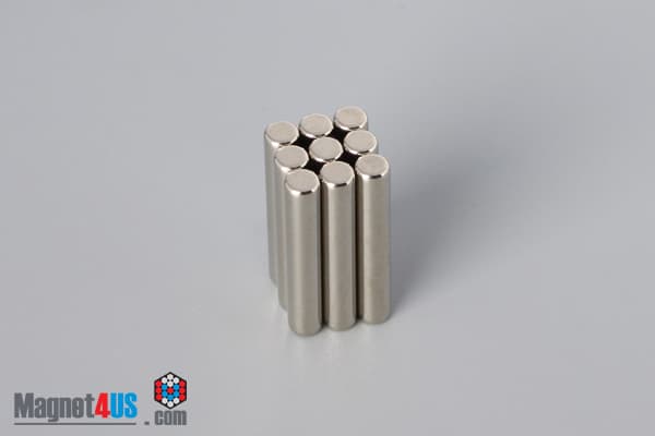 1/8" dia. x 3/4" N40 Neodymium Cylinder Magnet - photo 4