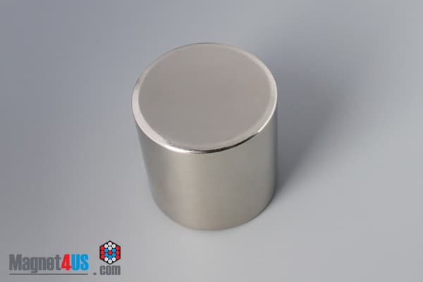 1 1/2" dia. x 1 1/2" N45 Neodymium Cylinder Magnet - photo 2