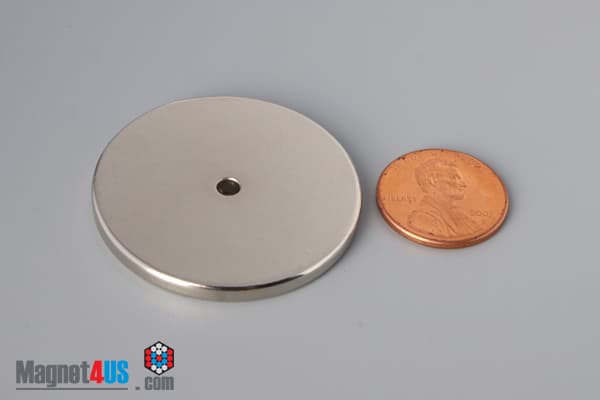 1 1/2" od x 1/8" id x 1/8" N45 Neodymium Ring Magnet - photo 1