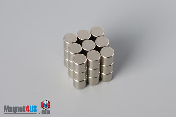 3/16" dia. x 3/16" N40 Neodymium Cylinder Magnet - photo 4