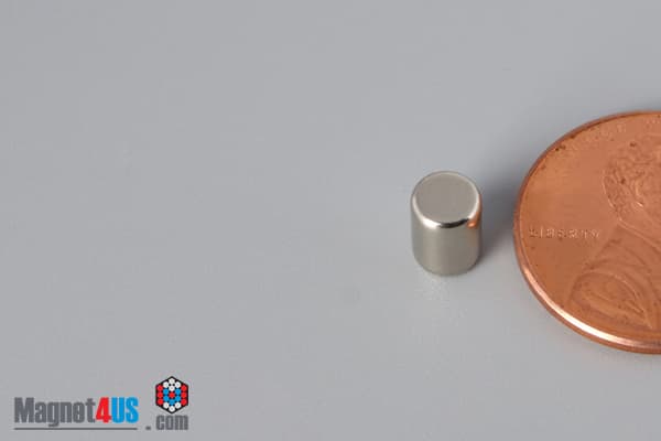 3/16" dia. x 1/4" N40 Neodymium Cylinder Magnet - photo 3