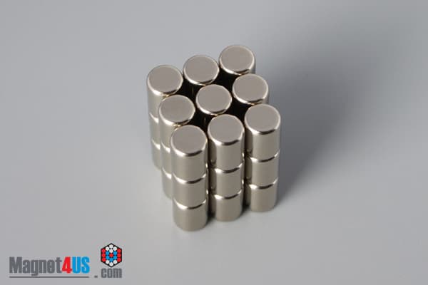 3/16" dia. x 1/4" N40 Neodymium Cylinder Magnet - photo 4