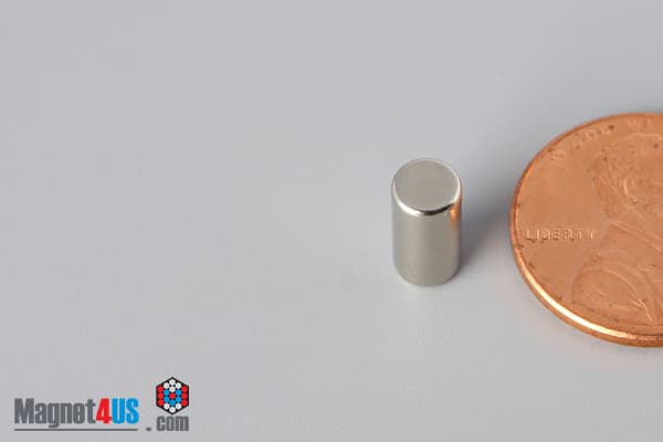 3/16" dia. x 3/8" N40 Neodymium Cylinder Magnet - photo 3