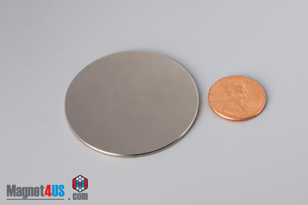 1 3/4" dia. x 1/16" N45 Neodymium Disc Magnet - photo 1