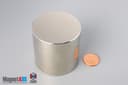 2" dia. x 2" N45 Neodymium Cylinder Magnet - photo 1