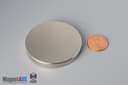 2" dia. x 1/4" N40 Neodymium Disc Magnet - photo 1