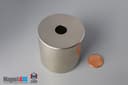 2" od x 1/2" id x 2" N45 Neodymium Ring Magnet - photo 1