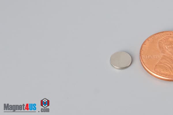 1/4" dia. x 1/32" N40 Neodymium Disc Magnet - photo 3
