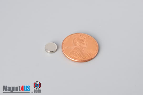 1/4" dia. x 1/16" N52 Neodymium Disc Magnet