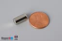 1/4" dia. x 1/2" N40 Neodymium Cylinder Magnet - photo 1
