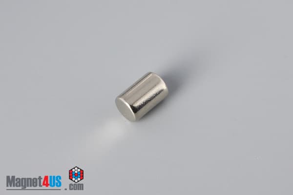 1/4" dia. x 3/8" N45 Neodymium Cylinder Magnet - photo 2