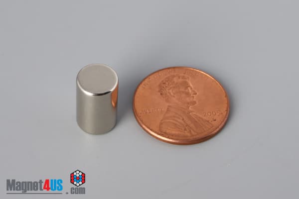 5/16" dia. x 1/2" N40 Neodymium Cylinder Magnet - photo 1