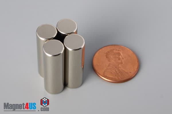 5/16" dia. x 1" N40 Neodymium Cylinder Magnet - photo 5