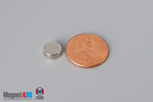5/16" dia. x 1/8" N52 Neodymium Disc Magnet