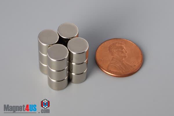 5/16" dia. x 1/4" N52 Neodymium Disc Magnet - photo 5