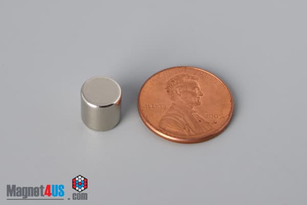 5/16" dia. x 5/16" N52 Neodymium Cylinder Magnet - photo 1