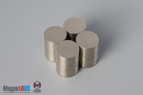 3/8" dia. x 1/32" N52 Neodymium Disc Magnet - photo 4