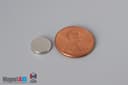 3/8" dia. x 1/16" N52 Neodymium Disc Magnet - photo 1