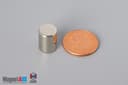 3/8" dia. x 1/2" N40 Neodymium Cylinder Magnet - photo 1
