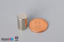 3/8" dia. x 5/8" N40 Neodymium Cylinder Magnet - photo 1