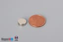 3/8" dia. x 1/8" N52 Neodymium Disc Magnet - photo 1