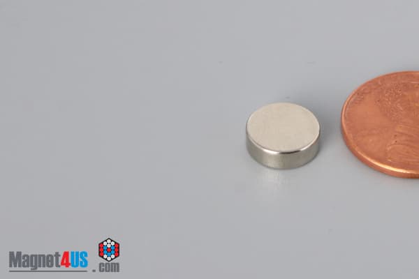 3/8" dia. x 1/8" N52 Neodymium Disc Magnet - photo 3