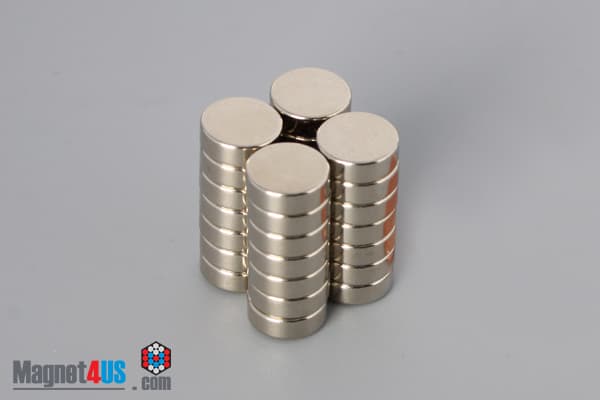 3/8" dia. x 1/8" N52 Neodymium Disc Magnet - photo 4