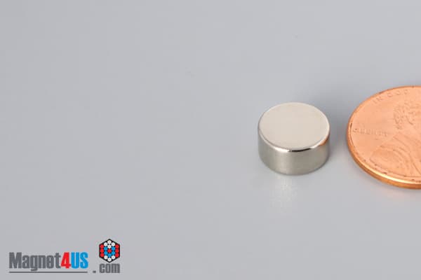 3/8" dia. x 3/16" N52 Neodymium Disc Magnet - photo 3