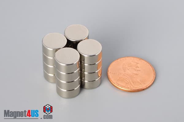 3/8" dia. x 3/16" N52 Neodymium Disc Magnet - photo 5