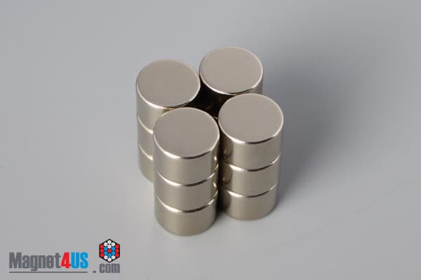 3/8" dia. x 1/4" N52 Neodymium Disc Magnet - photo 4