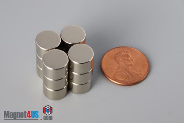 3/8" dia. x 1/4" N52 Neodymium Disc Magnet - photo 5
