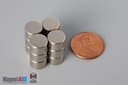 3/8" dia. x 1/4" N52 Neodymium Disc Magnet - photo 5