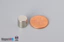 3/8" dia. x 3/8" N45 Neodymium Cylinder Magnet - photo 1