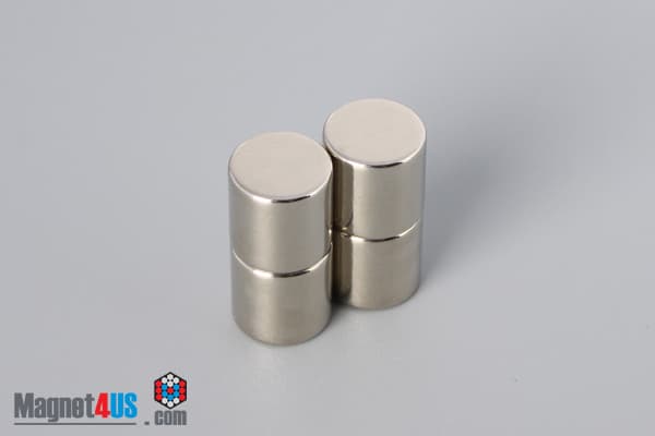 3/8" dia. x 3/8" N45 Neodymium Cylinder Magnet - photo 4